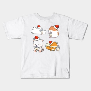 Christmas Sticker Bundle 3 Kids T-Shirt